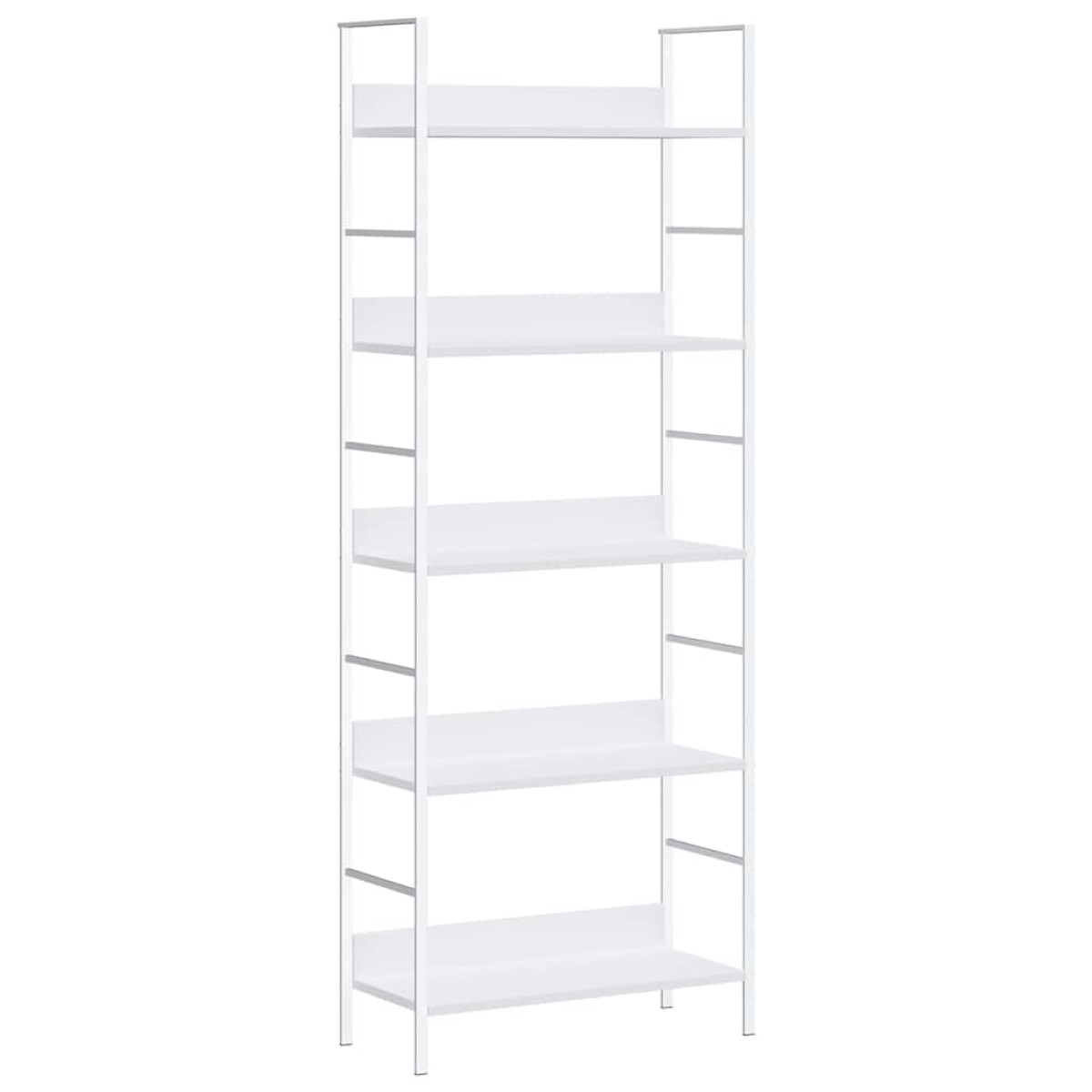 vidaXL Ραφιέρα 5 Επιπέδων Λευκή 60x27,6x158,5 εκ. Επεξεργασμένο Ξύλο