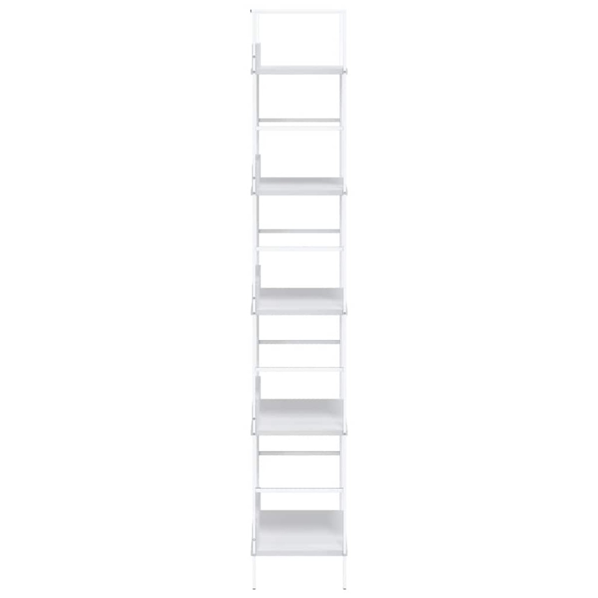 vidaXL Ραφιέρα 5 Επιπέδων Λευκή 60x27,6x158,5 εκ. Επεξεργασμένο Ξύλο