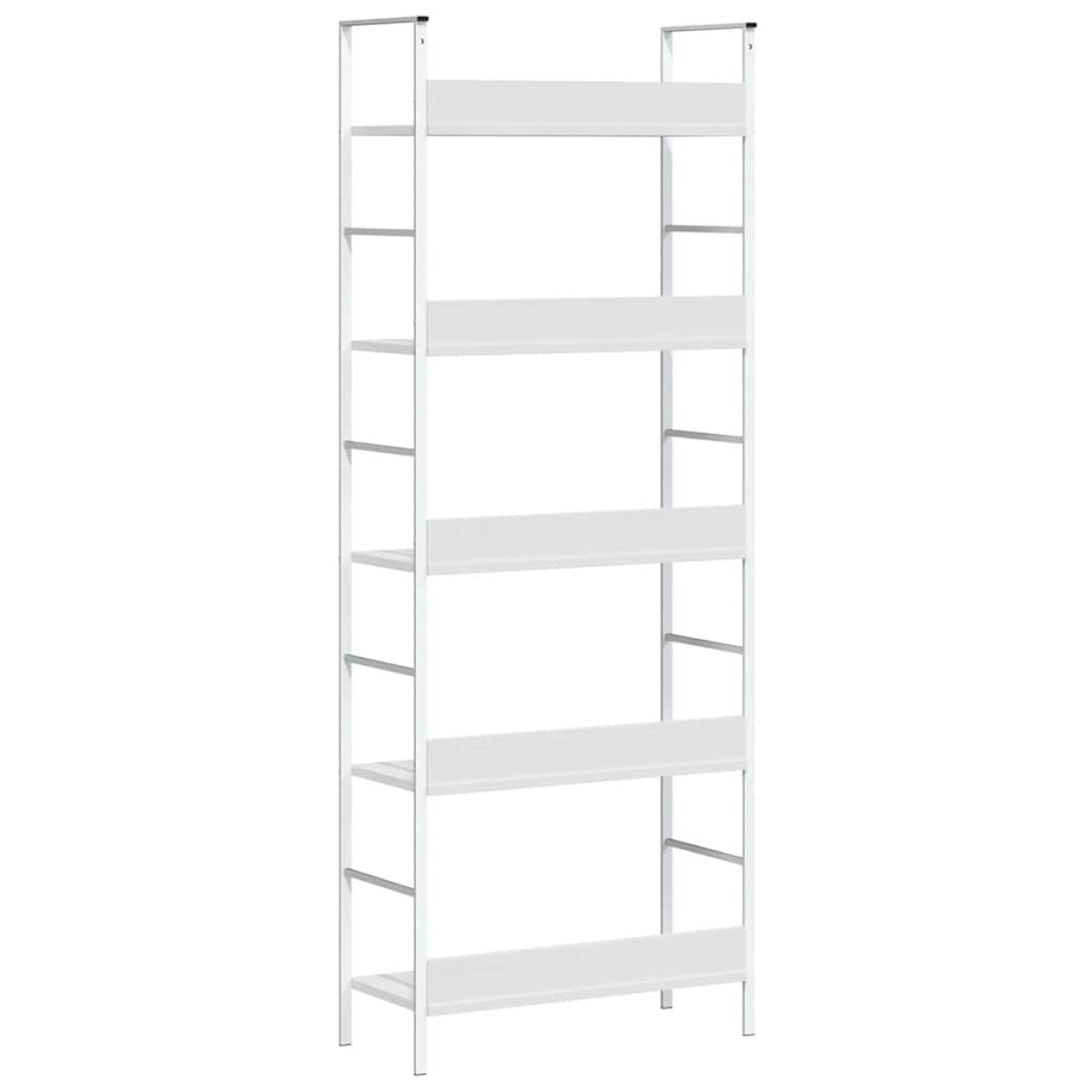vidaXL Ραφιέρα 5 Επιπέδων Λευκή 60x27,6x158,5 εκ. Επεξεργασμένο Ξύλο