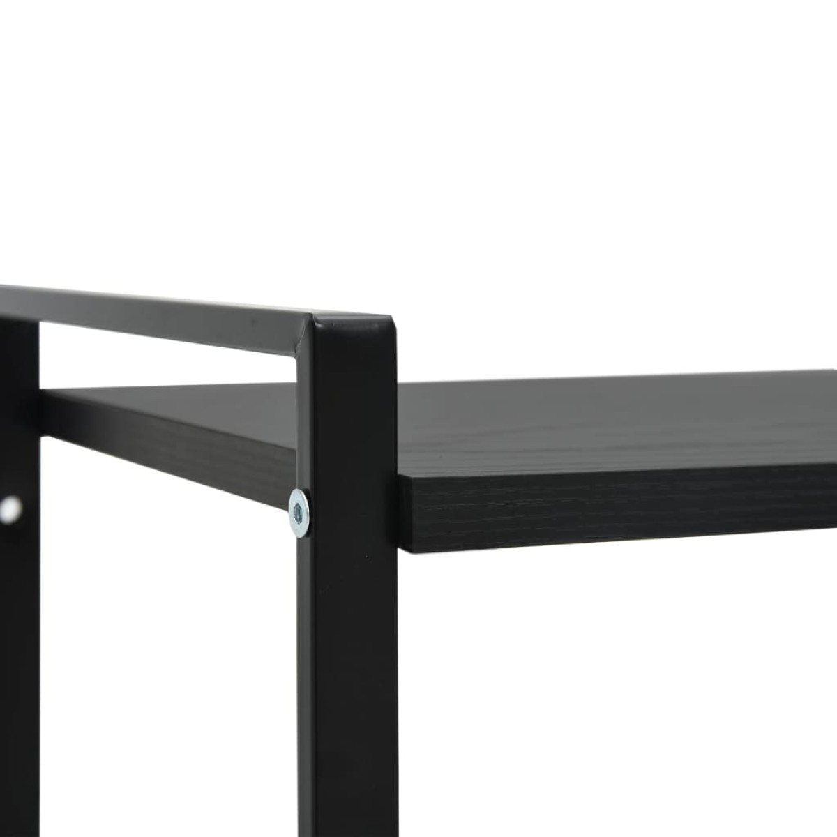 vidaXL Βιβλιοθήκη 2 Επιπέδων Μαύρη 52x28x59 εκ. Επεξεργασμένο Ξύλο