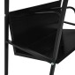 vidaXL Βιβλιοθήκη 2 Επιπέδων Μαύρη 52x28x59 εκ. Επεξεργασμένο Ξύλο