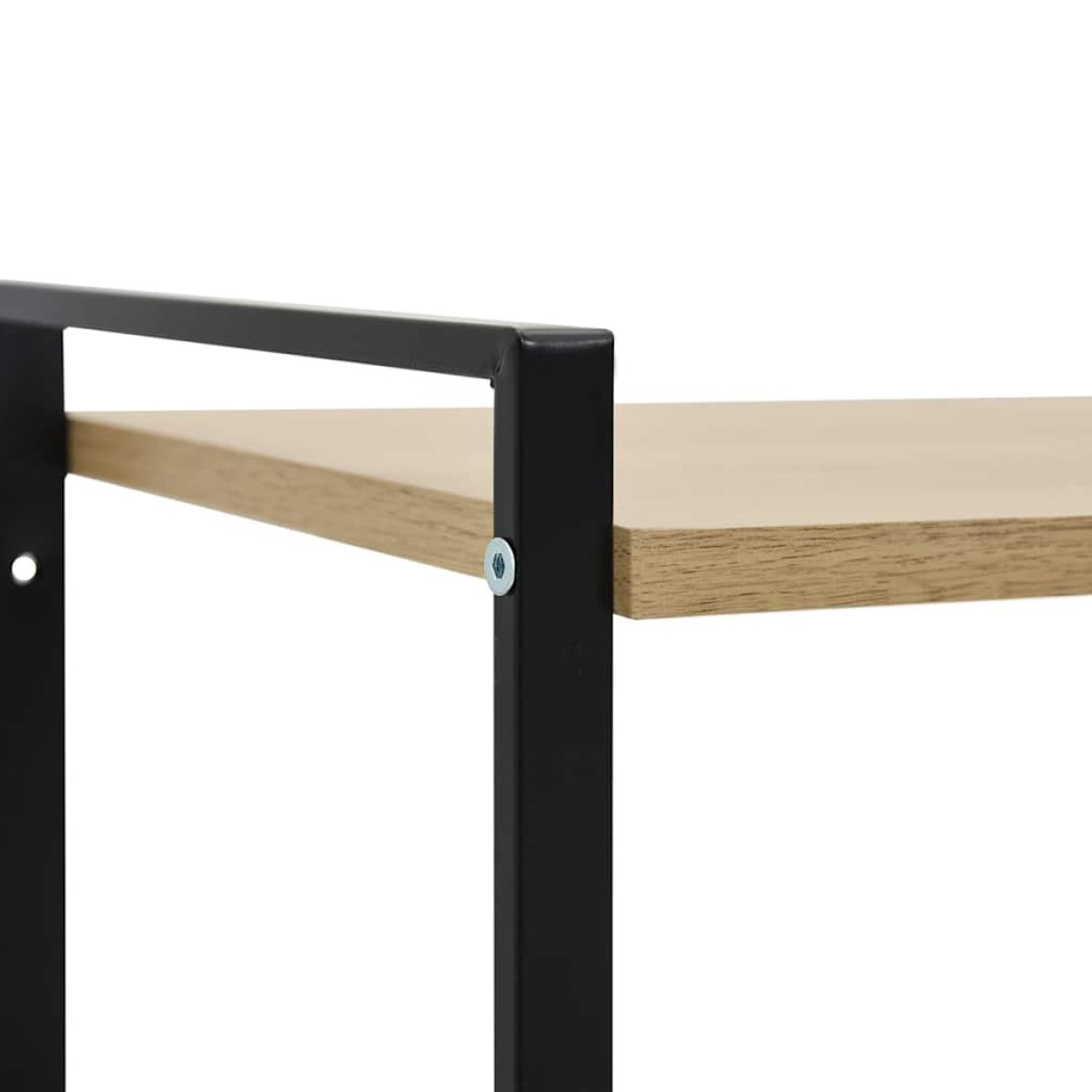 vidaXL Βιβλιοθήκη 2 Επιπέδων Μαύρο/Δρυς 52x28x59εκ. Επεξεργασμένο Ξύλο