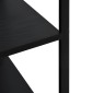 vidaXL Ντουλάπι Φούρνου Μικροκυμάτων Μαύρο 60x39,6x123 εκ. Επεξ. Ξύλο