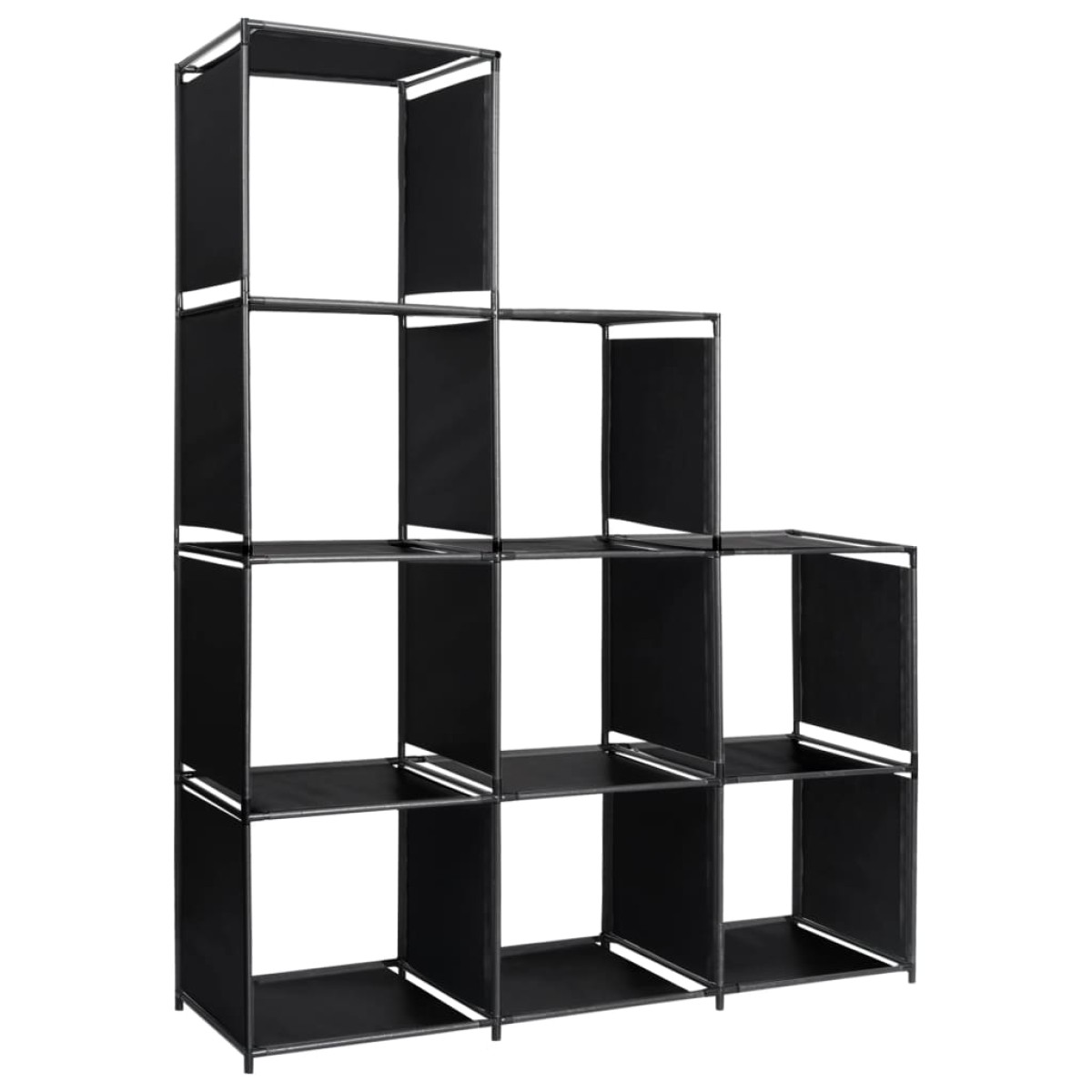 vidaXL Ραφιέρα Σκάλα Προβολής 130 x 45 x 170 εκ. Υφασμάτινη