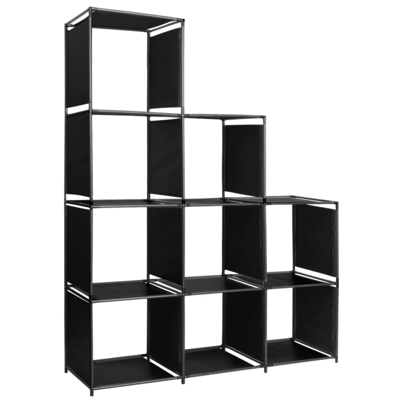 vidaXL Ραφιέρα Σκάλα Προβολής 130 x 45 x 170 εκ. Υφασμάτινη