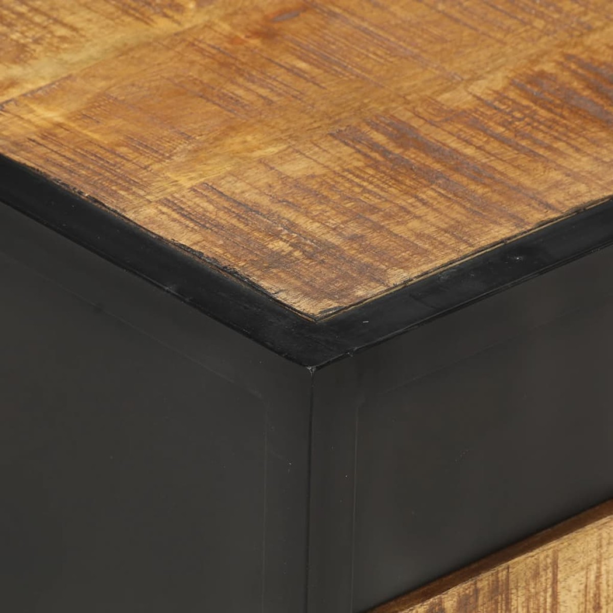 vidaXL Κομοδίνο 40 x 40 x 35 εκ. από Ακατέργαστο Ξύλο Μάνγκο