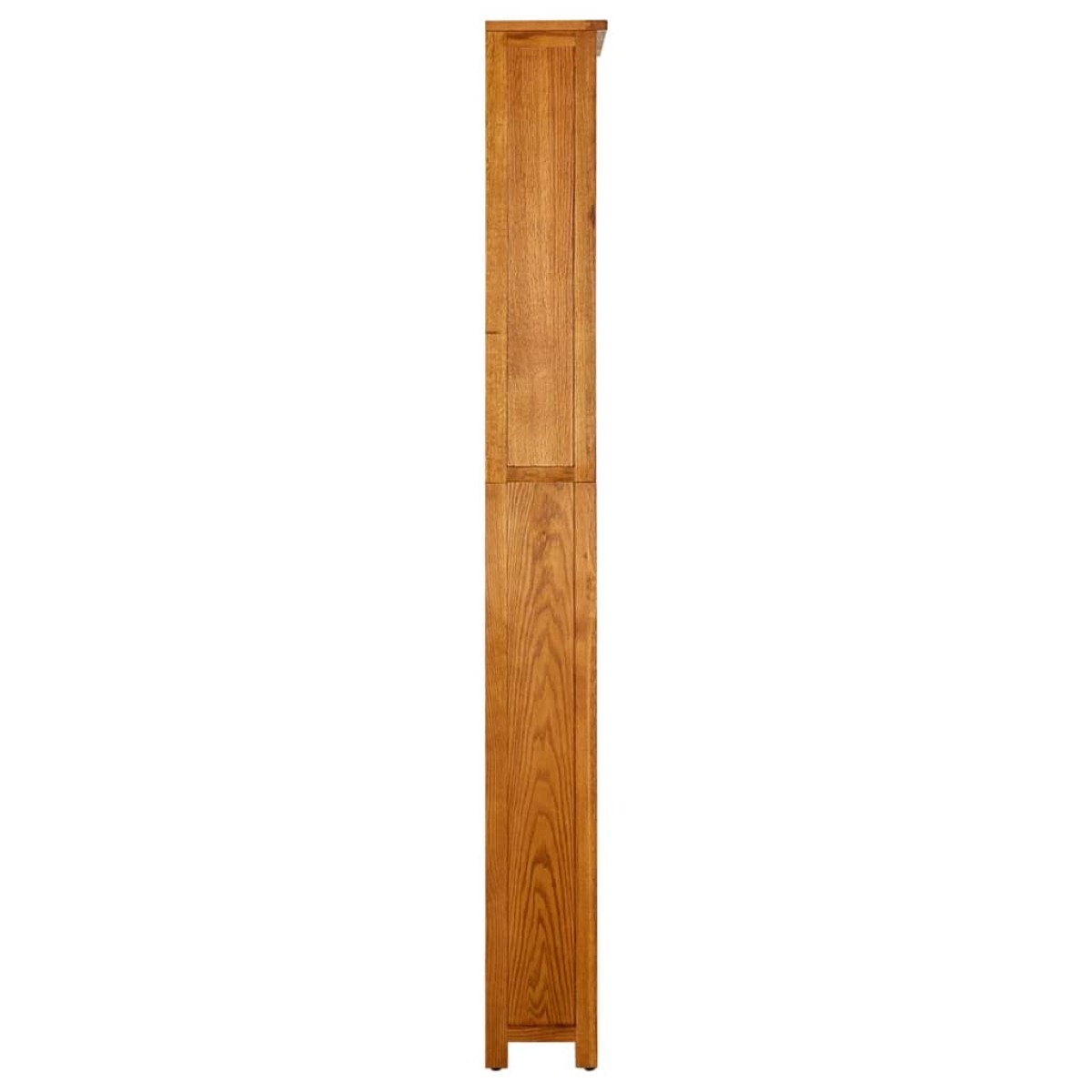 vidaXL Βιβλιοθήκη με 7 Επίπεδα 90 x 22,5 x 200 εκ. Μασίφ Ξύλο Δρυός