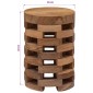 vidaXL Κομοδίνο 30 x 30 x 45 εκ. από Μασίφ Ξύλο Teak