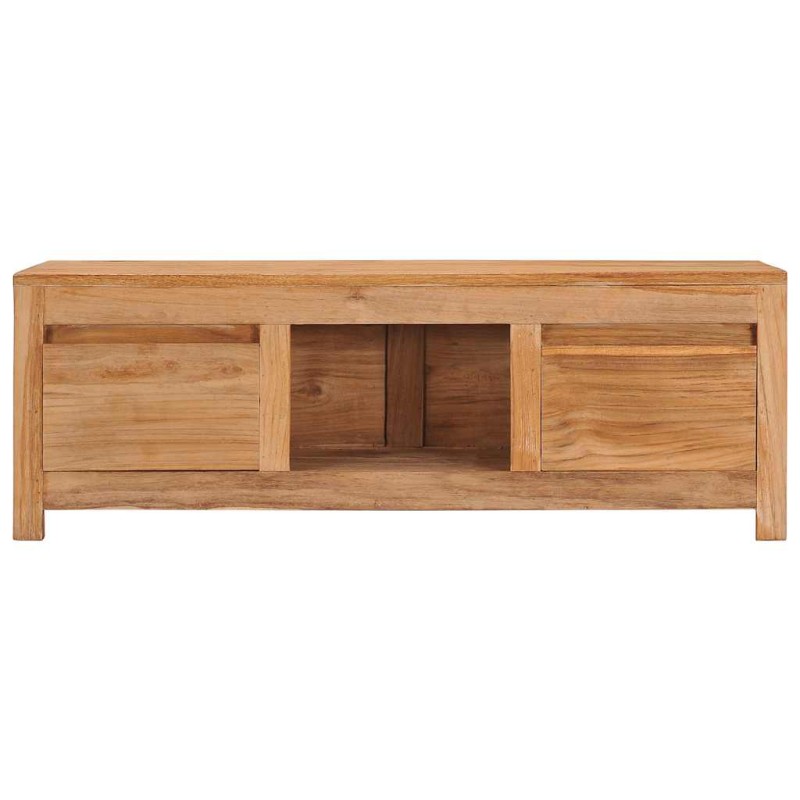 vidaXL Έπιπλο Τηλεόρασης 100 x 30 x 35 εκ. από Μασίφ Ξύλο Teak