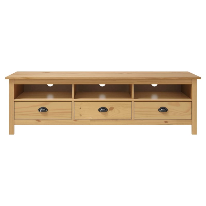 vidaXL Έπιπλο Τηλεόρασης Hill Μελί 158x40x47 εκ. Ξύλο Πεύκου