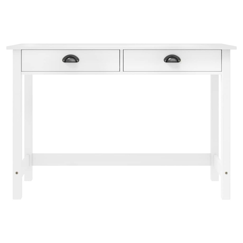 vidaXL Κονσόλα Hill 2 Συρτάρια 110x45x74 εκ από Μασίφ Ξύλο Πεύκου