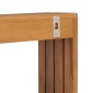 vidaXL Κρεμάστρα Τοίχου για Πετσέτες 35x20x35 εκ. από Μασίφ Ξύλο Teak
