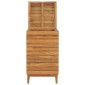 vidaXL Καλάθι Απλύτων 40 x 40 x 70 εκ. από Μασίφ Ξύλο Teak
