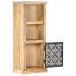 vidaXL Ντουλάπι με Πόρτα 45x32x110 εκ. Μασίφ Ξύλο Μάνγκο