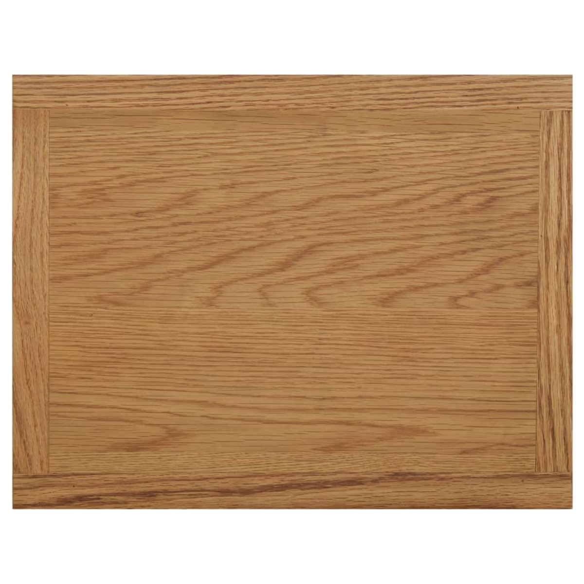 vidaXL Τραπεζάκι με Θήκη Περιοδικών 45 x 35 x 55 εκ. Μασίφ Ξύλο Δρυός
