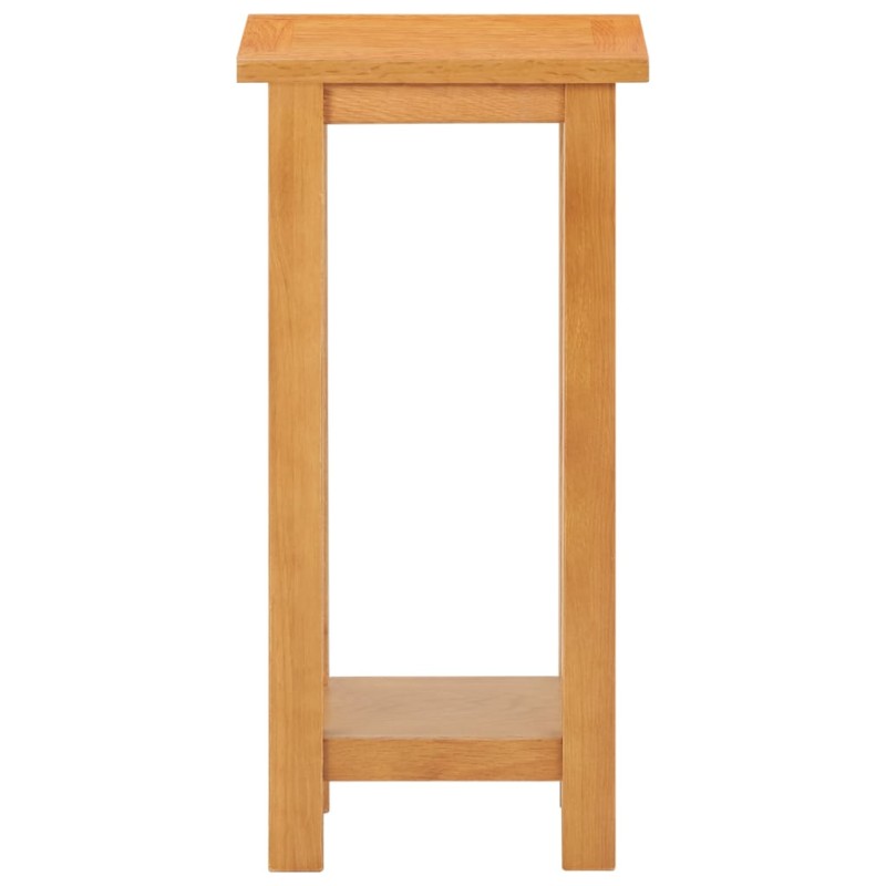 vidaXL Τραπέζι Βοηθητικό 27 x 24 x 55 εκ. από Μασίφ Ξύλο Δρυός