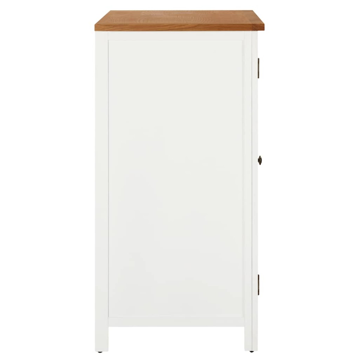 vidaXL Ντουλάπι με Συρτάρια 76 x 52 x 105 εκ. από Μασίφ Ξύλο Δρυός