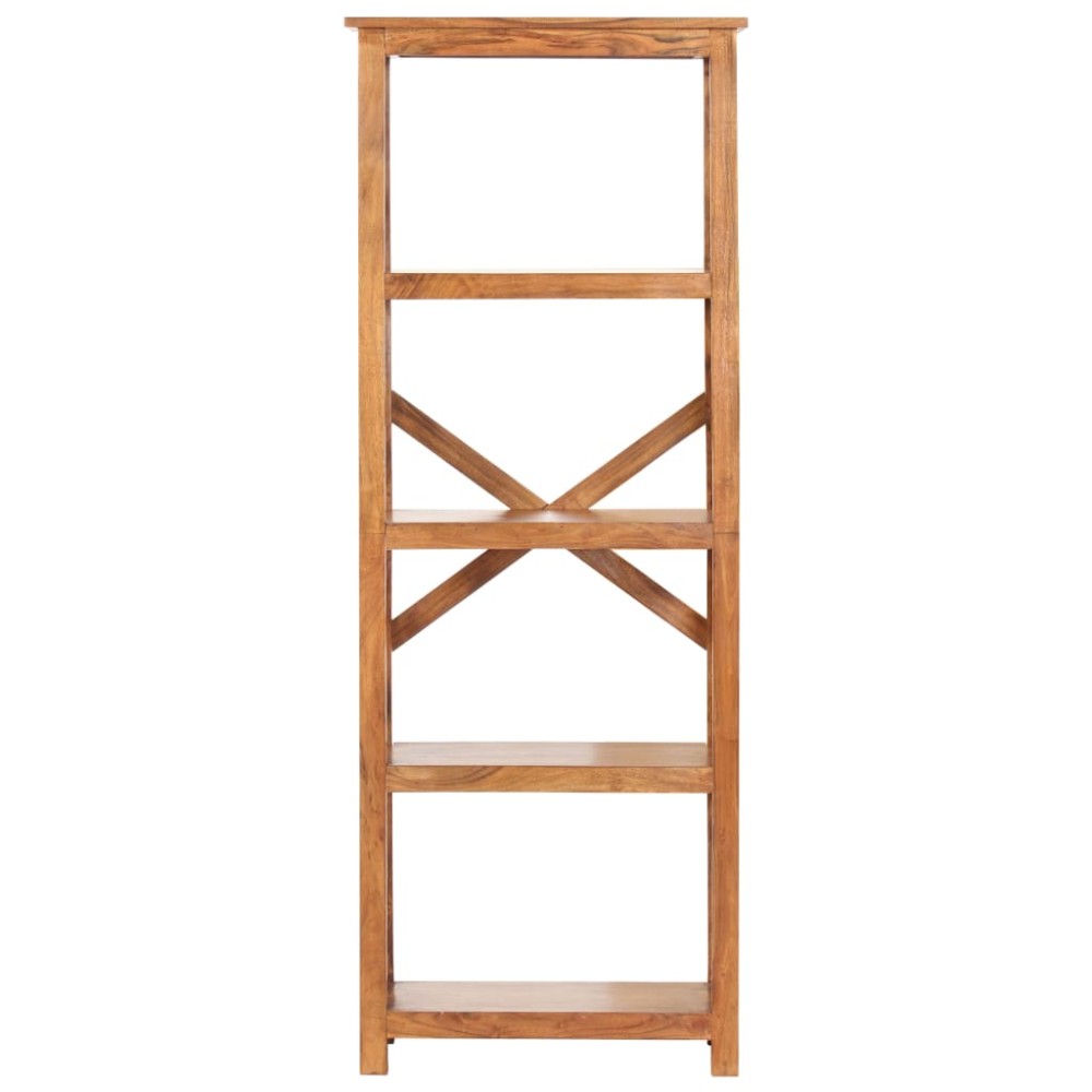 vidaXL Βιβλιοθήκη 60x30x160 εκ. Μασίφ Ξύλο Ακακίας με Μελί Φινίρισμα