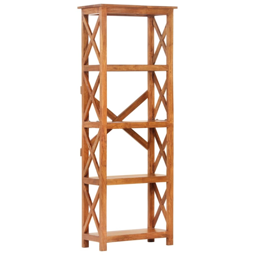 vidaXL Βιβλιοθήκη 60x30x160 εκ. Μασίφ Ξύλο Ακακίας με Μελί Φινίρισμα