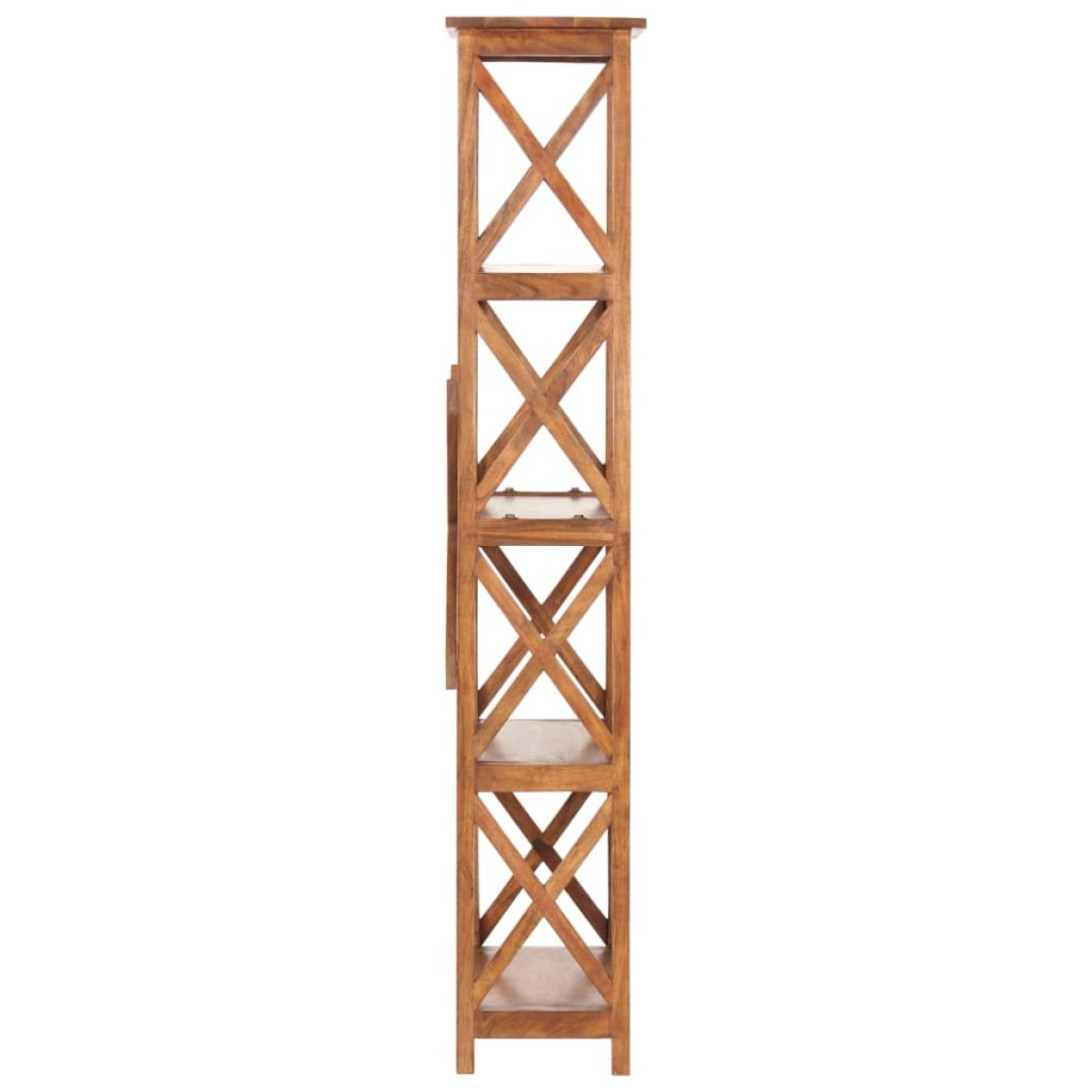 vidaXL Βιβλιοθήκη 60x30x160 εκ. Μασίφ Ξύλο Ακακίας με Μελί Φινίρισμα