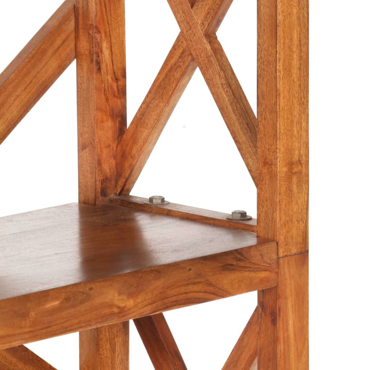 vidaXL Βιβλιοθήκη 60x30x160 εκ. Μασίφ Ξύλο Ακακίας με Μελί Φινίρισμα