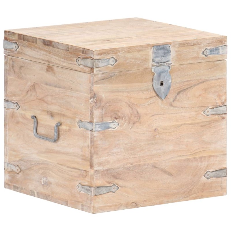vidaXL Μπαούλο 40 x 40 x 40 εκ. από Μασίφ Ξύλο Ακακίας