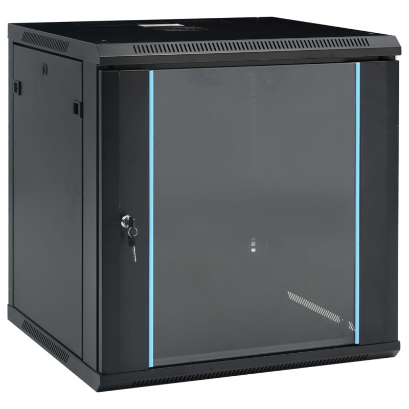 vidaXL Καμπίνα Δικτύου Επιτοίχια 12U 19'' IP20 600 x 600 x 640 χιλ.