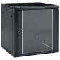 vidaXL Καμπίνα Δικτύου Επιτοίχια 12U 19'' IP20 600 x 600 x 640 χιλ.