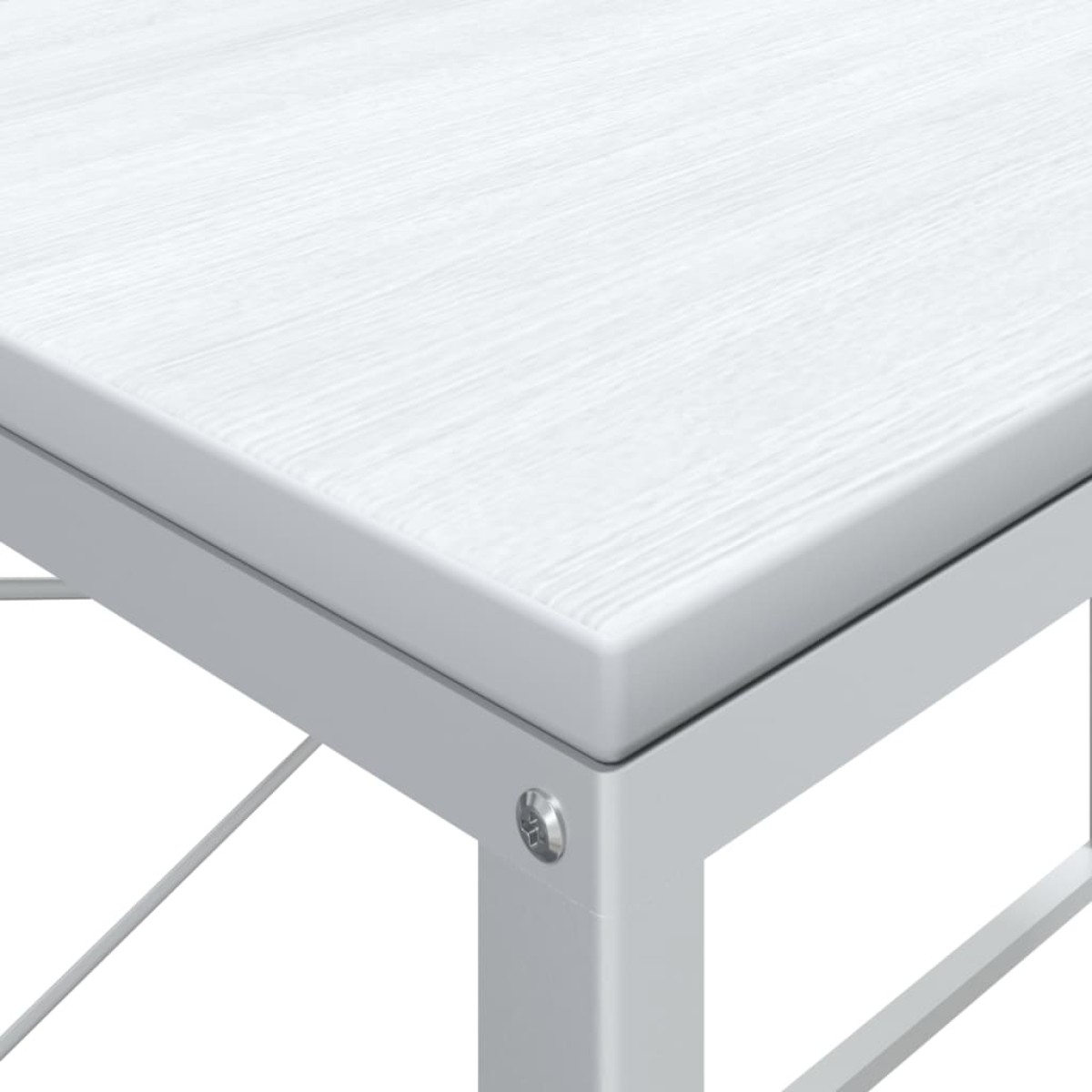 vidaXL Γραφείο Υπολογιστή Λευκό 110 x 60 x 70 εκ. από Μοριοσανίδα