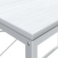 vidaXL Γραφείο Υπολογιστή Λευκό 110 x 60 x 70 εκ. από Μοριοσανίδα