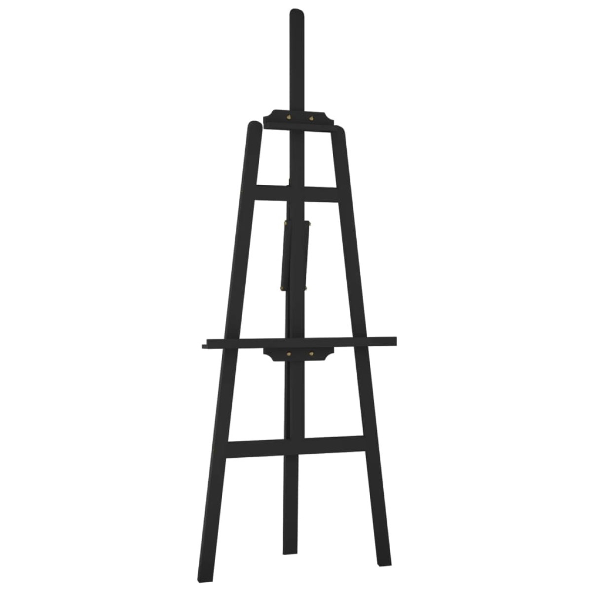 vidaXL Καβαλέτο Επιδαπέδιο Μαύρο 53,5x95x127 εκ. από Μασίφ Ξύλο Πεύκου