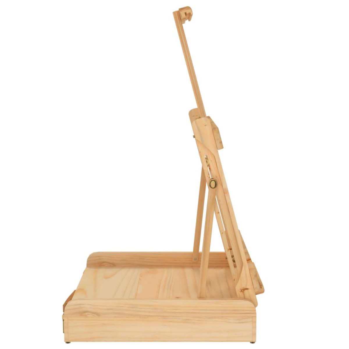 vidaXL Καβαλέτο Επιτραπέζιο με Συρτάρι 41,5x37x12 εκ Μασίφ Ξύλο Πεύκου