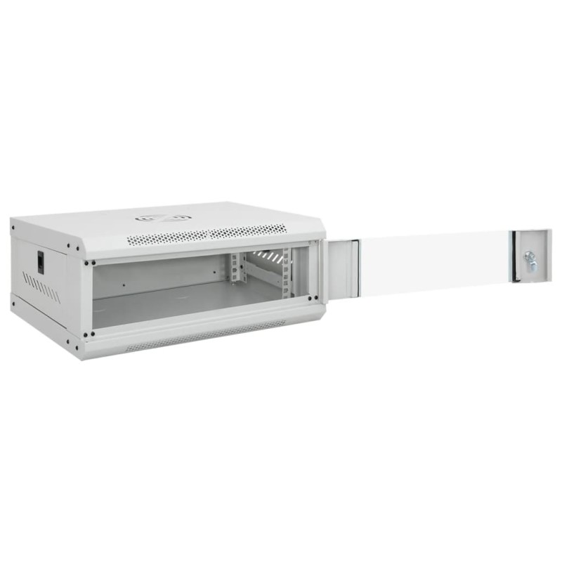 vidaXL Καμπίνα Δικτύου Επιτοίχια 4U 19'' IP20 53x40x21 εκ.