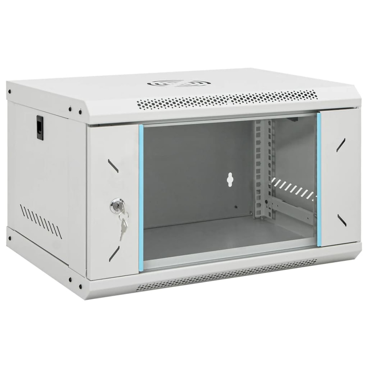 vidaXL Ντουλάπι Δικτύου Επιτοίχιο 6U 19" IP20 53x40x30 εκ.