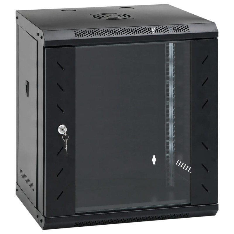 vidaXL Καμπίνα Δικτύου Επιτοίχια 12U 19'' IP20 53x40x60 εκ.