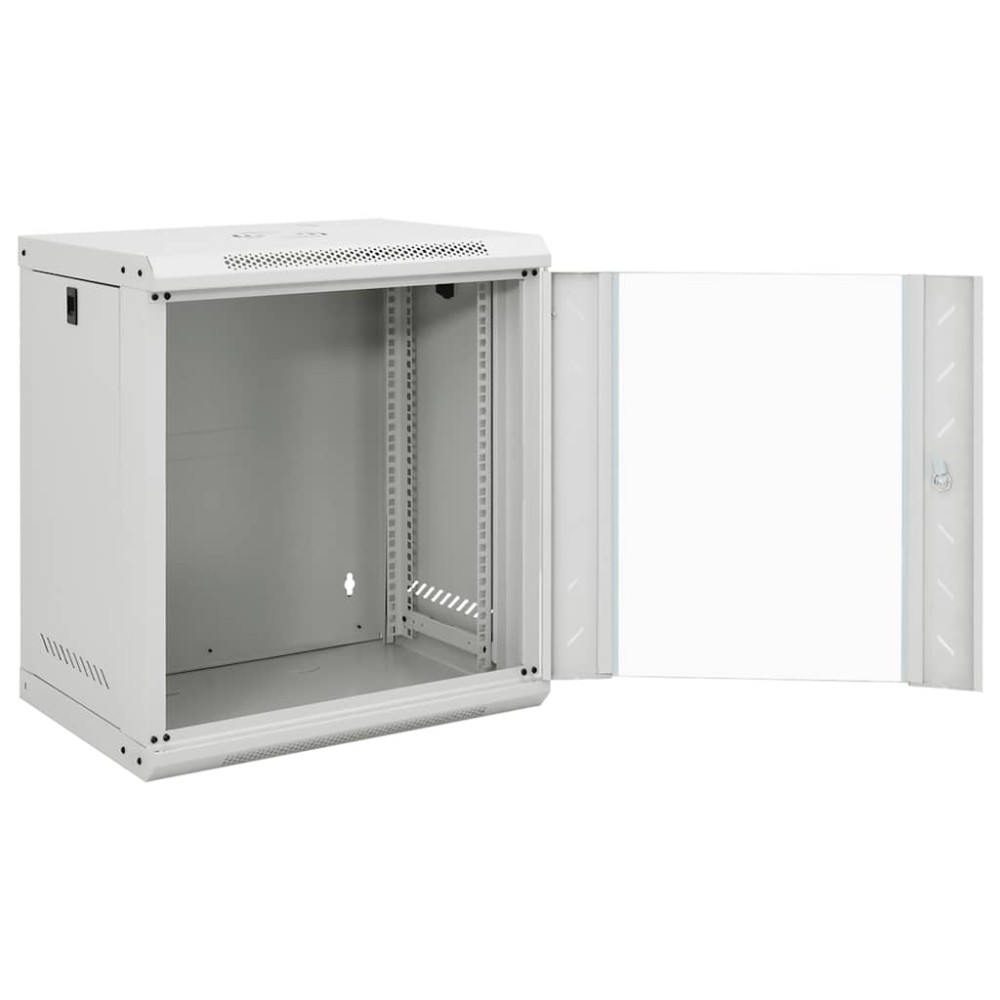 vidaXL Καμπίνα Δικτύου Επιτοίχια 12U 19'' IP20 53x40x60 εκ.