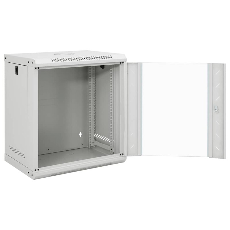vidaXL Καμπίνα Δικτύου Επιτοίχια 12U 19'' IP20 53x40x60 εκ.