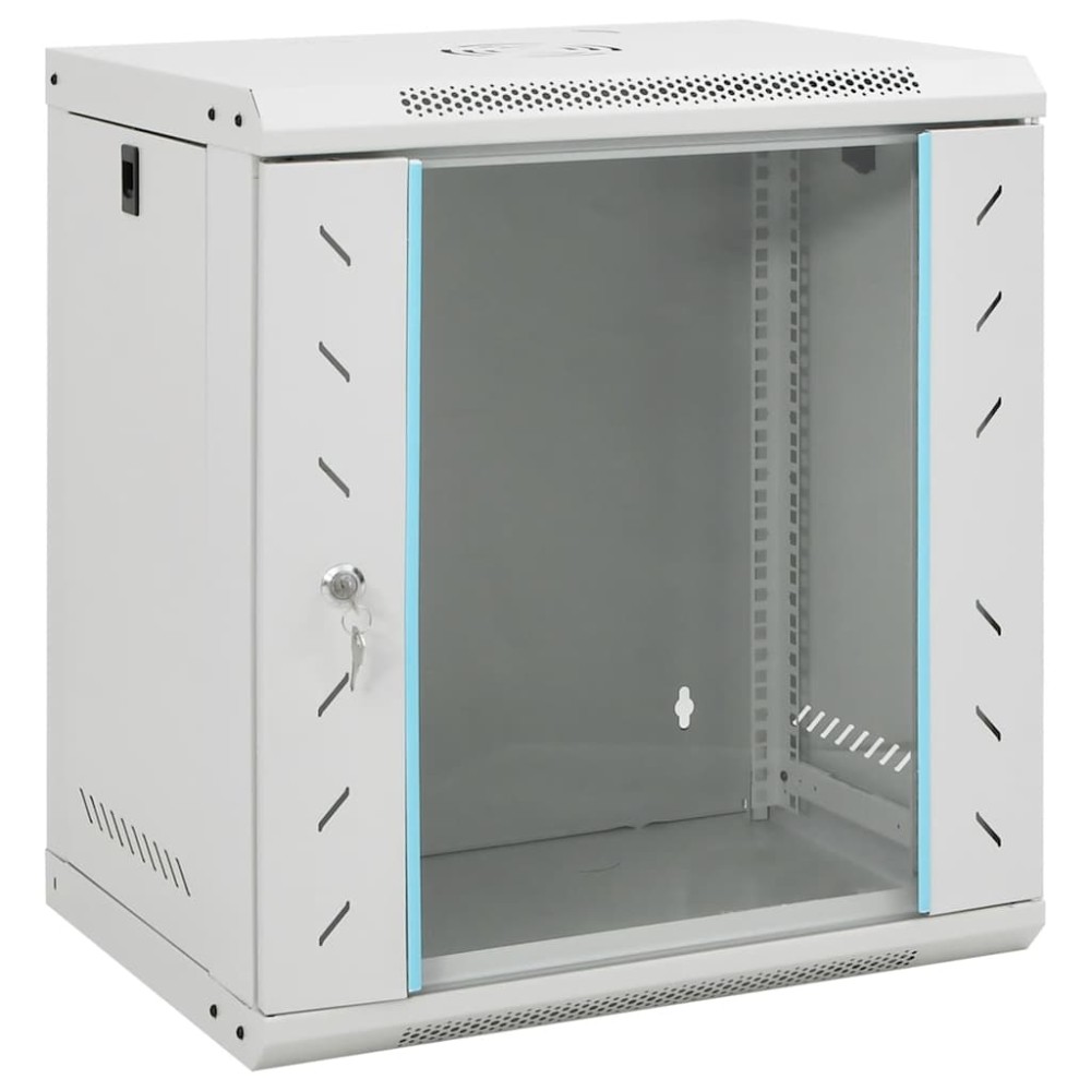 vidaXL Καμπίνα Δικτύου Επιτοίχια 12U 19'' IP20 53x40x60 εκ.