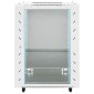vidaXL Καμπίνα Δικτύου με Περιστ. Πόδια 15U 19" IP20 60x45x86 εκ.