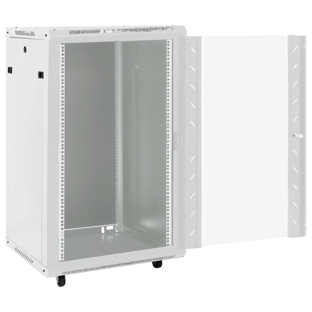vidaXL Καμπίνα Δικτύου με Περιστ. Πόδια 18U 19" IP20 60x60x100 εκ.