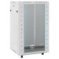 vidaXL Καμπίνα Δικτύου με Περιστ. Πόδια 18U 19" IP20 60x60x100 εκ.