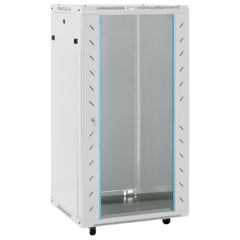 vidaXL Καμπίνα Δικτύου με Περιστ. Πόδια 22U 19" IP20 60x60x120 εκ.