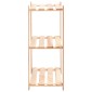 vidaXL Ραφιέρες 3 Επιπέδων 2 τεμ 150 κ. 60x38x90 εκ. Μασίφ Ξύλο Πεύκου