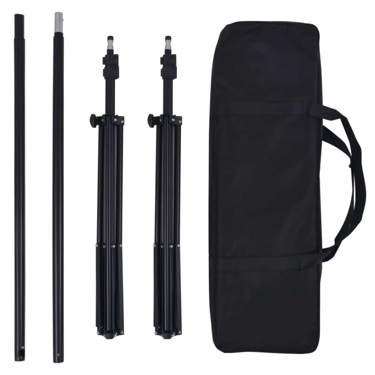 vidaXL Κιτ Φωτισμού Φωτογραφικού Στούντιο με Softbox και Φόντα