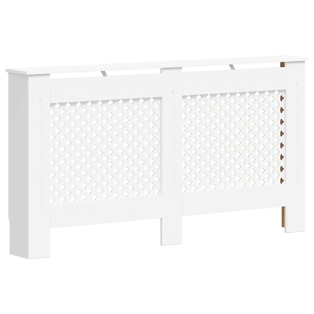 vidaXL Καλύμματα Καλοριφέρ 2 τεμ. Λευκά 152 x 19 x 81,5 εκ. από MDF