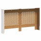 vidaXL Καλύμματα Καλοριφέρ 2 τεμ. Λευκά 152 x 19 x 81,5 εκ. από MDF