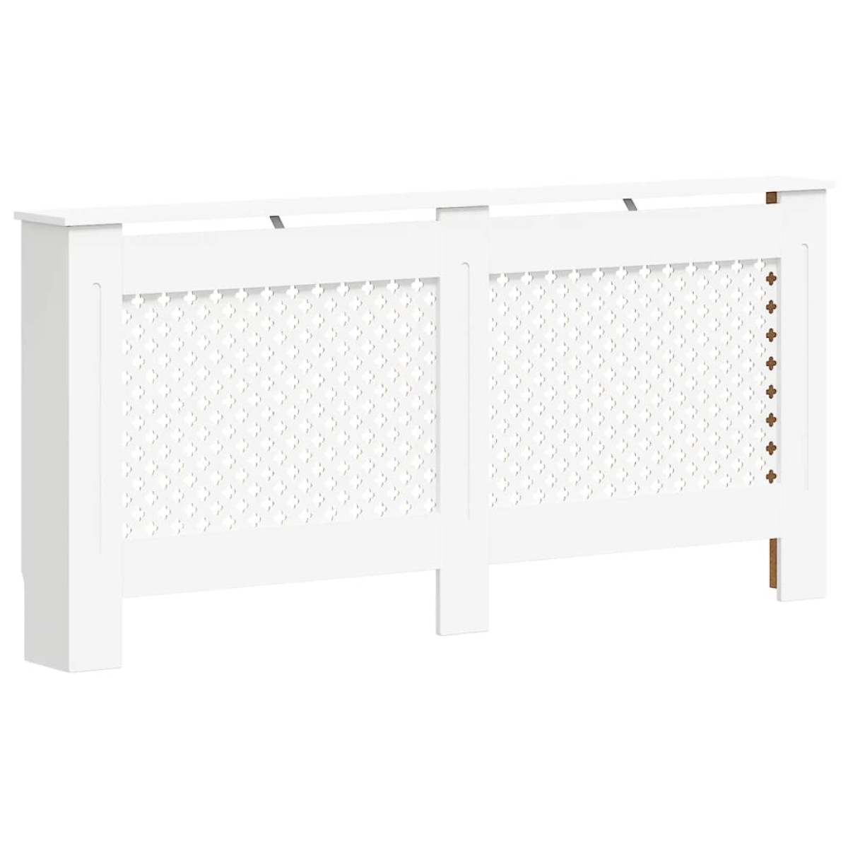 vidaXL Καλύμματα Καλοριφέρ 2 τεμ. Λευκά 172 x 19 x 81,5 εκ. από MDF