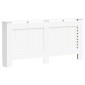 vidaXL Καλύμματα Καλοριφέρ 2 τεμ. Λευκά 172 x 19 x 81,5 εκ. από MDF