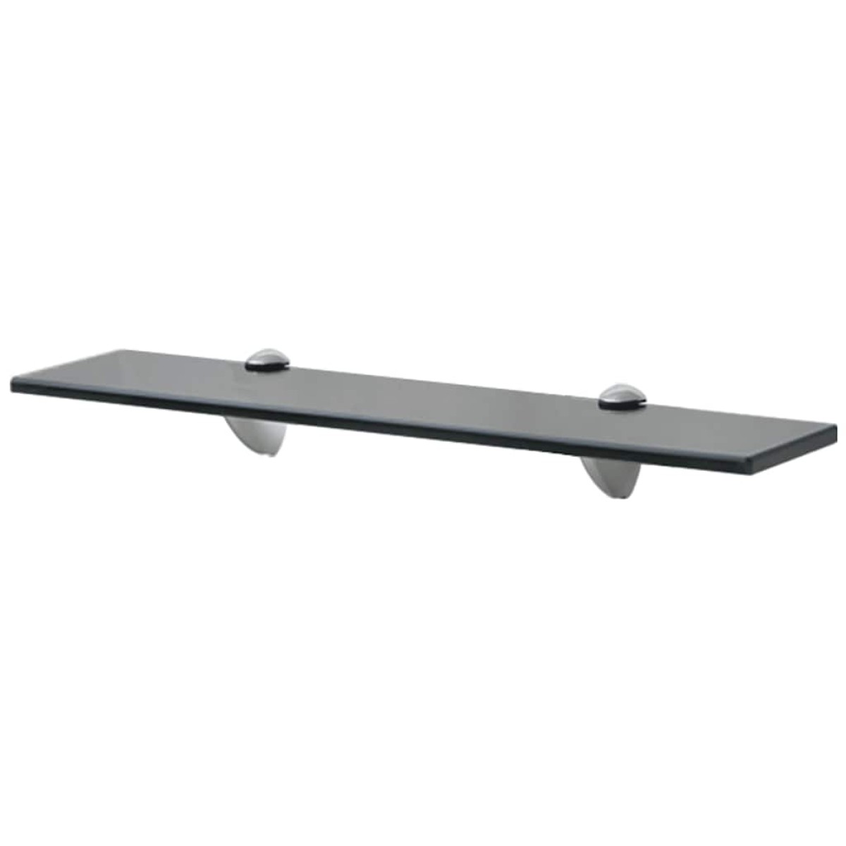 vidaXL Ράφια Τοίχου 2 τεμ. 8 χιλ. 50 x 10 εκ. Γυάλινα
