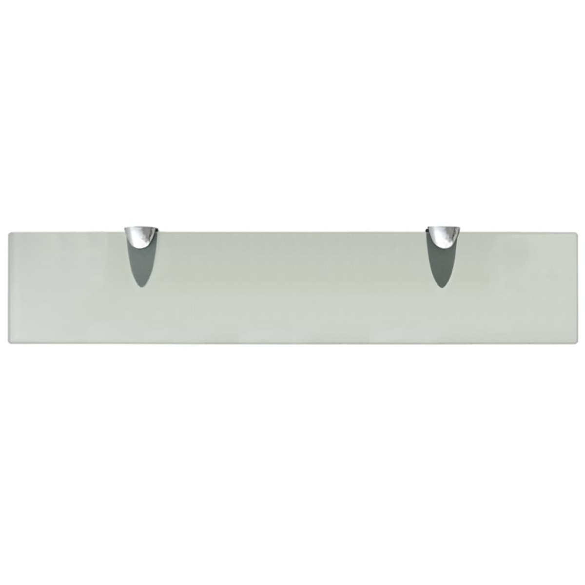 vidaXL Ράφια Τοίχου 2 τεμ. 8 χιλ. 50 x 10 εκ. Γυάλινα
